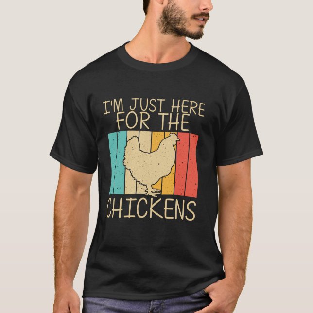 Cool Chicken Art For Men Women Chicken Lovers Roos T-Shirt (Front)