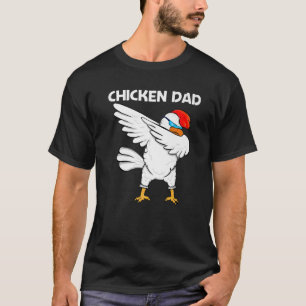 Cool Chicken Design For Dad Men Rooster Animal Bir T-Shirt