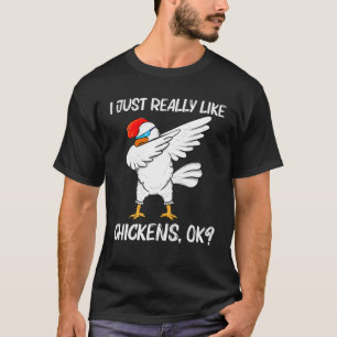 Cool Chicken Design For Men Women Rooster Animal B T-Shirt