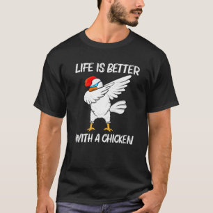 Cool Chicken Design For Men Women Rooster Animal B T-Shirt
