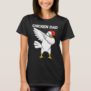 Cool Chicken For Dad Men Rooster Animal Bird T-Shirt