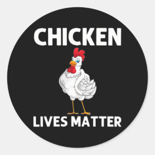 Cool Chicken For Farm Chicken Lover Farmer Classic Round Sticker