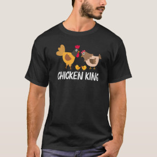 Cool Chicken For Men Dad Rooster Hen Chicks Poultr T-Shirt