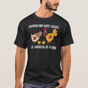 Cool Chicken For Men Dad Rooster Hen Chicks Poultr T-Shirt