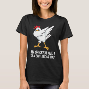Cool Chicken For Men Women Dabbing Domestic Fowl P T-Shirt