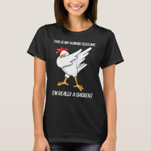 Cool Chicken For Men Women Dabbing Domestic Fowl P T-Shirt