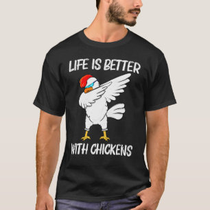 Cool Chicken For Men Women Rooster Animal Bird T-Shirt