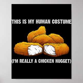 Cool Chicken Nuggets For Men Women Nugget Food Lov Poster