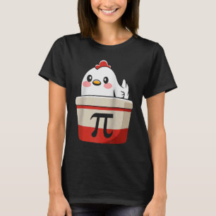 Cool Chicken Pot Pi Symbol Math for Teachers Stude T-Shirt