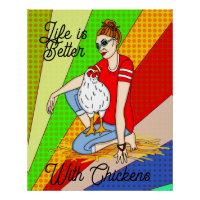 Cool Chicks | Chicken Art