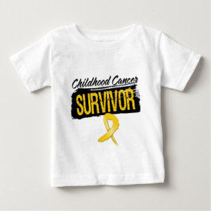 Cool Childhood Cancer Survivor Baby T-Shirt