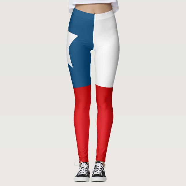 Cool Chile Flag Fashion Leggings (Front)