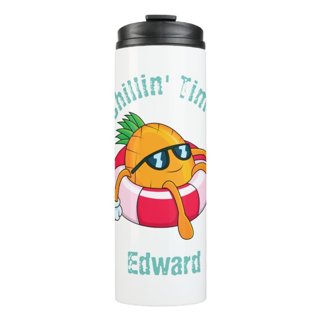 Cool Chill Pineapple Thermal Tumbler (Front)