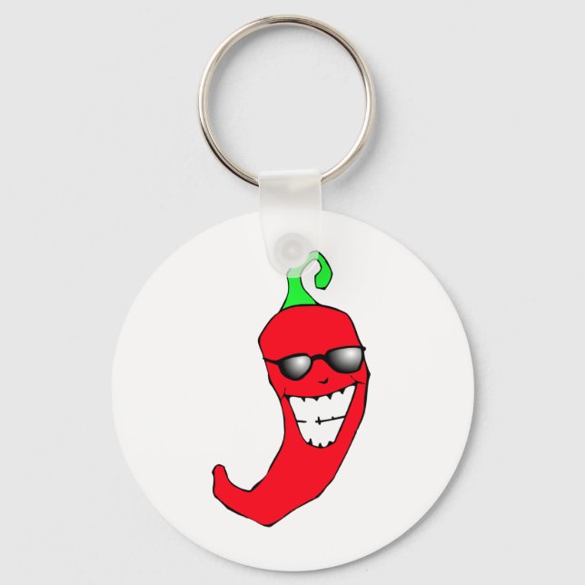 Cool Chilli Pepper Key Ring (Front)
