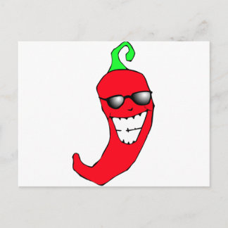 Cool Chilli Pepper Postcard