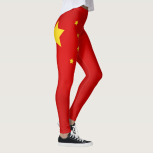 Cool China Flag Fashion Leggings