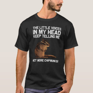 Cool Chipmunk For Men Women Squirrel Whisperer Ro T-Shirt