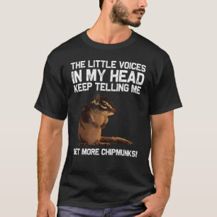 Cool Chipmunk For Men Women Squirrel Whisperer Ro T-Shirt
