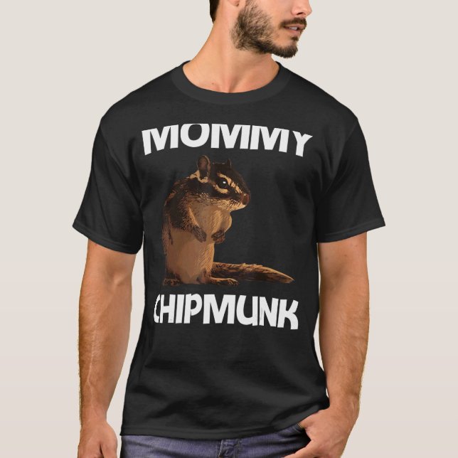 Cool Chipmunk For Women Mum Squirrel Whisperer  Ro T-Shirt (Front)