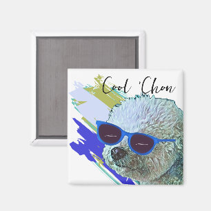 Cool 'Chon the Bichon Magnet