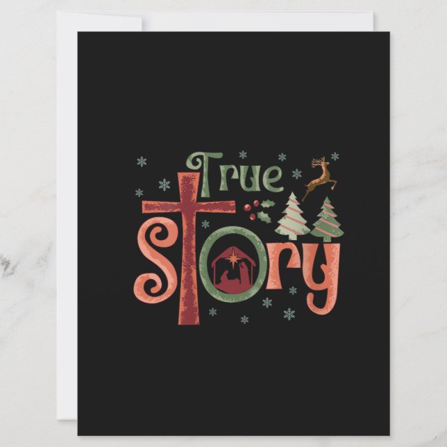 Cool Christian Christmas Resurrection Day Jesus Tr (Front)