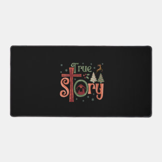 Cool Christian Christmas Resurrection Day Jesus Tr Desk Mat