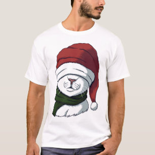 Cool Christmas Cat T-Shirt