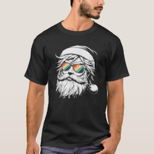 Cool Christmas Santa Claus Kids Boys Teens Merry R T-Shirt
