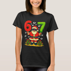 Cool Christmas Six Seven Santa Claus 6 7 Funny Gen T-Shirt