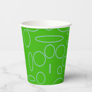 Cool Circles and Loops on Green Paper Cup