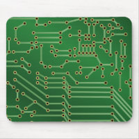 Cool Circuit Board Computer Green
