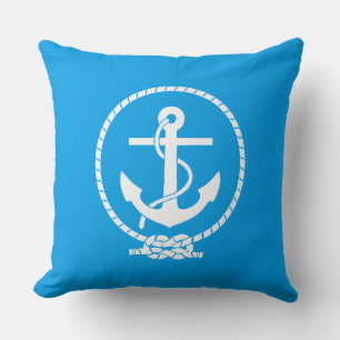 Cool Classic and Elegant Nautical Anchor Cushion