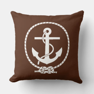 Cool Classic and Elegant Nautical Anchor Cushion