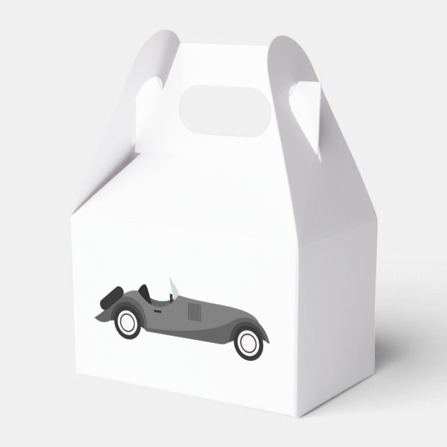 Cool Classic Car Favour Box (Back Side)