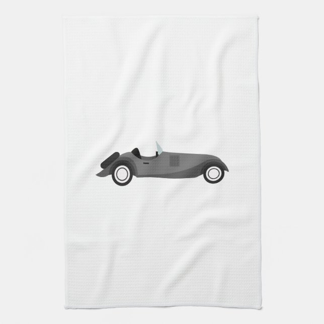 Cool Classic Car Tea Towel (Vertical)