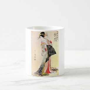 Cool Classic Oriental Japanese Geisha art Coffee Mug