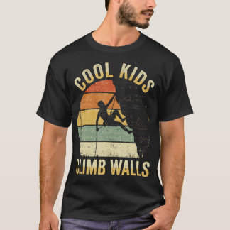 Cool Climb Walls Extremesport Rock Climbing T-Shirt