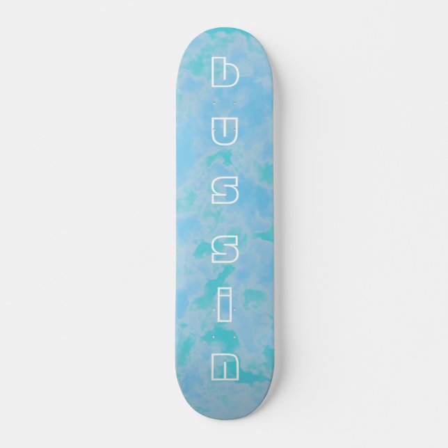 Cool Clouds Bussin Skateboard for Beginners (Front)