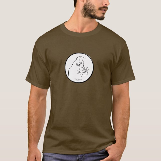 Cool Coffee Cat shirt (Front)