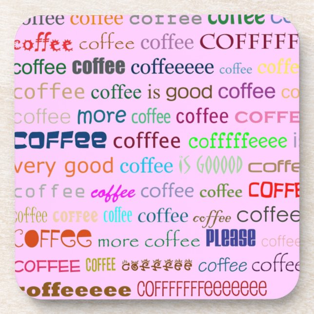 Cool Coffee Cork Coaster! Coaster (Front)