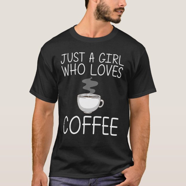Cool Coffee For Girls Kid Cup Coffee Barista Espre T-Shirt (Front)