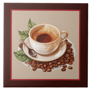 Cool coffee home business crafting tile