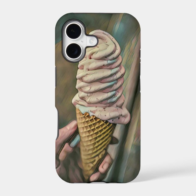 Cool cold freezing ice cream (Back)