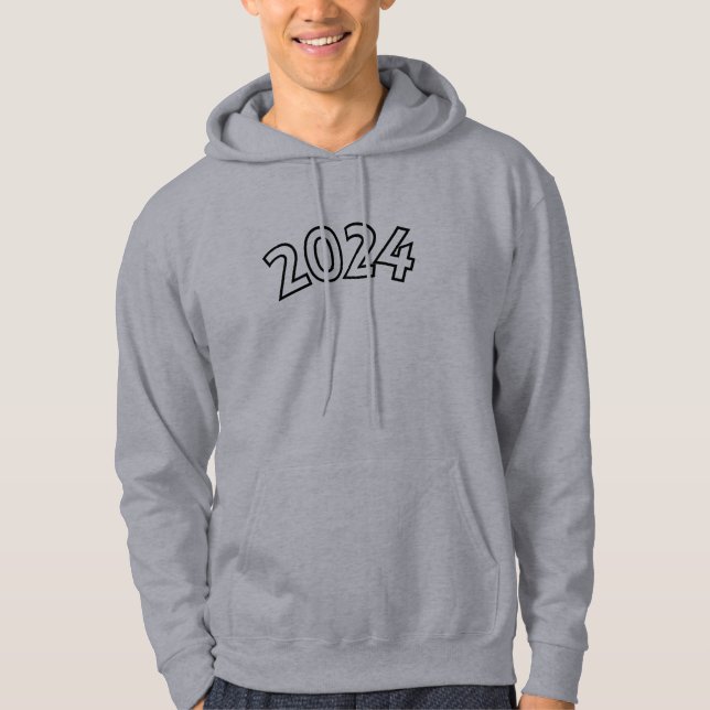 Cool College Modern 2024 Men’s  Hoodie (Front)