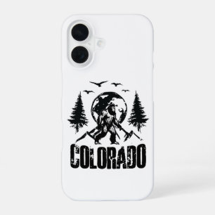 Cool Colorado Day Bigfoot Vintage Hiking iPhone 16 Case