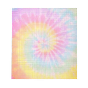 cool colorful tie dye notepad
