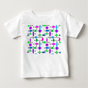Cool Colour Grid Baby T-Shirt