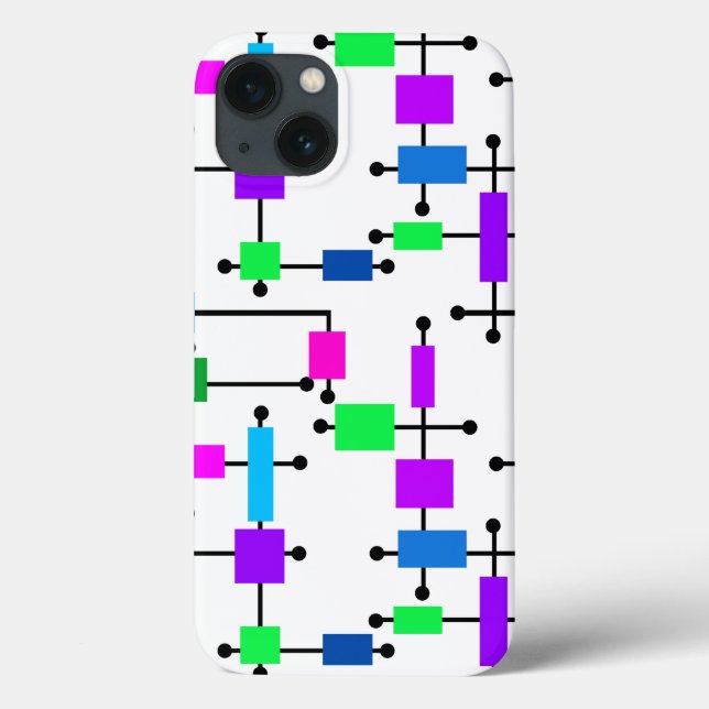 Cool Colour Grid  Case-Mate iPhone Case (Back)