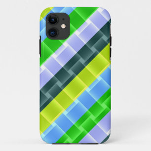 Cool colour stripes modern design 2 iPhone 11 case