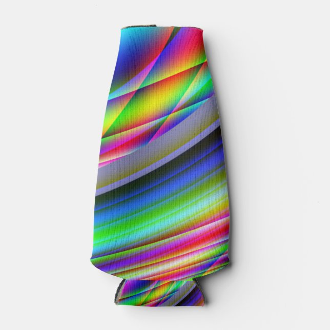 cool coloured abstract bottle cooler (Front)